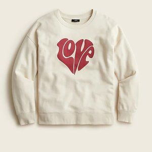 J.Crew University Terry Graphic Sweatshirt